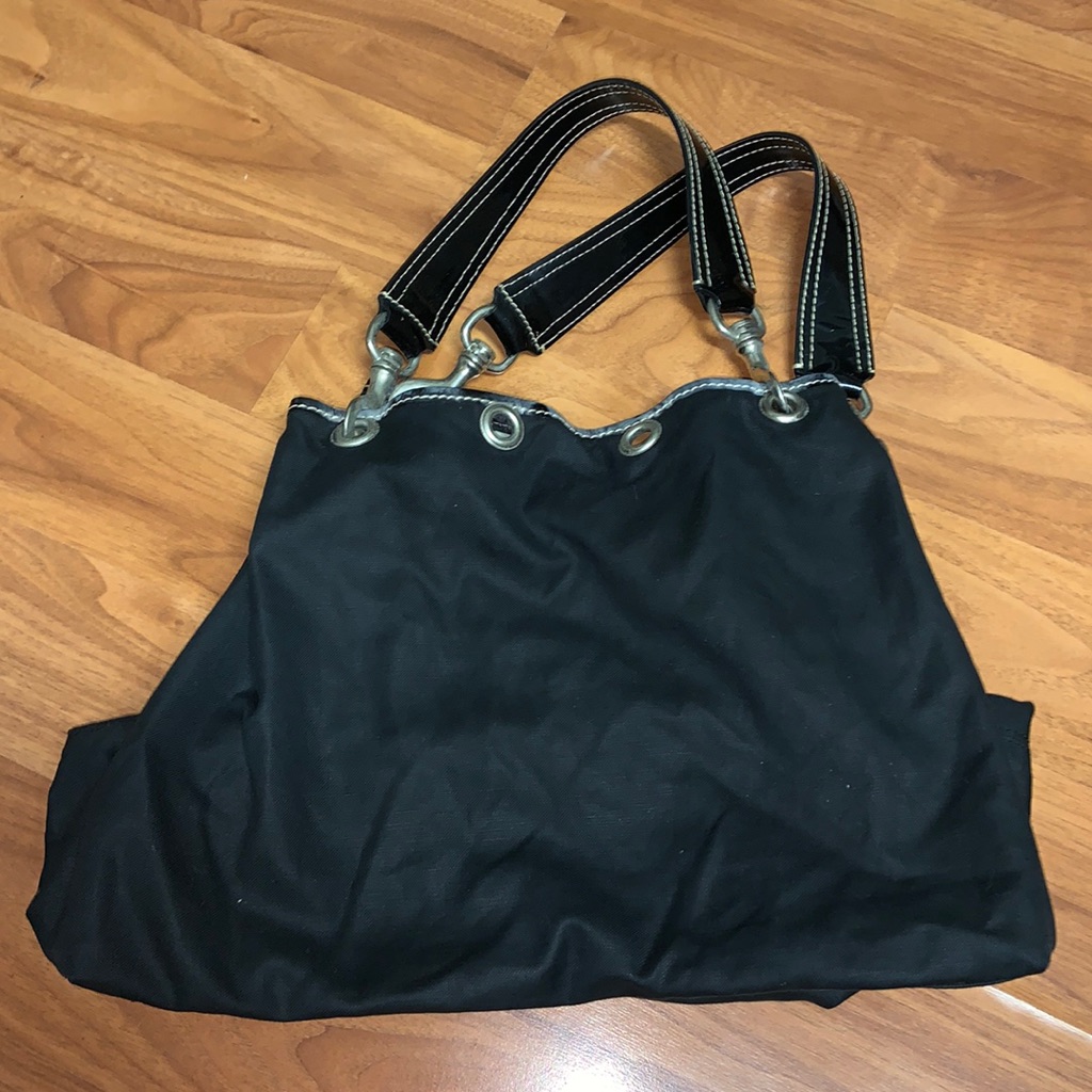 Miu Miu Fabric Tote With Hook Adjustable Straps